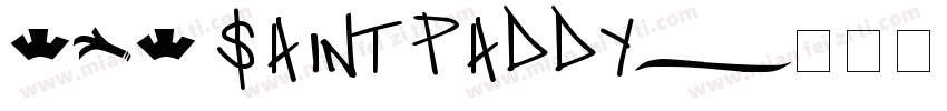 212 Saint Paddy字体转换